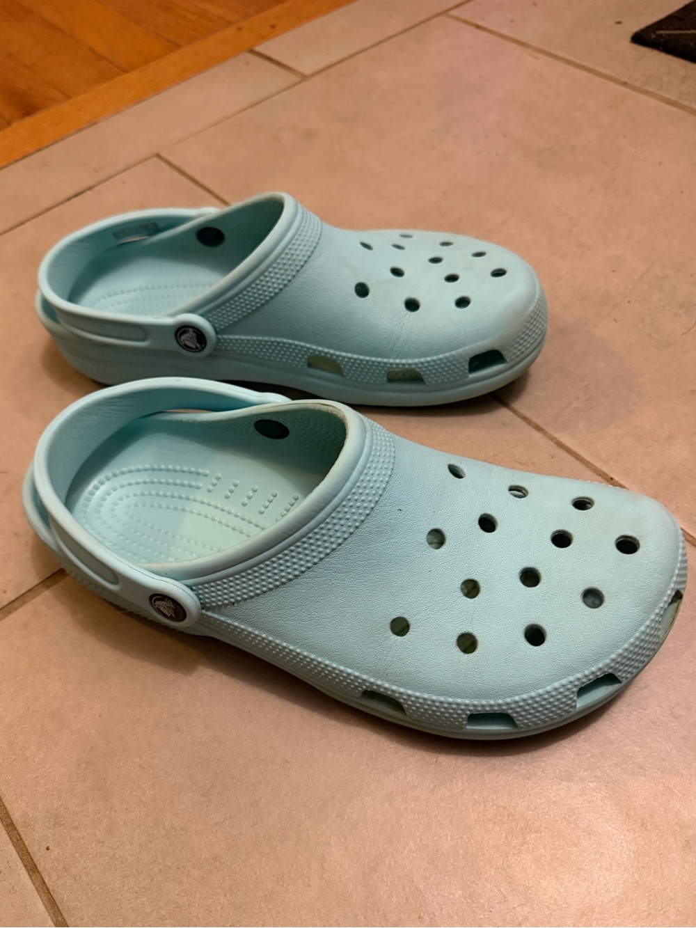 Turquoise Blue Crocs
